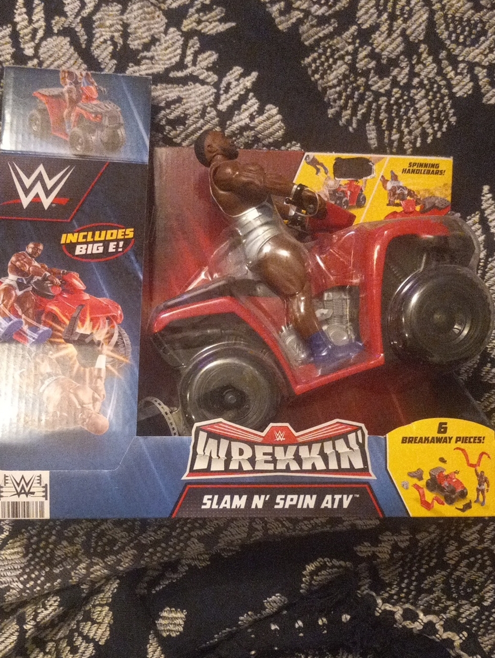 WWE Wrekkin Slam N' Spin ATV in Red with Black Wheels